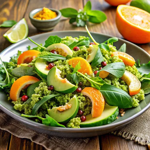 Veggie Tango with Tangerine Dressing